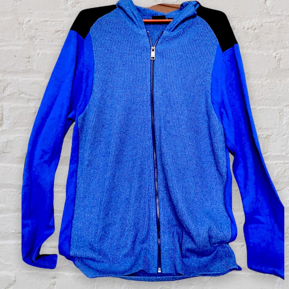 NWOT Armani Exchange Men’s Blue Zip Up Hoodie XL